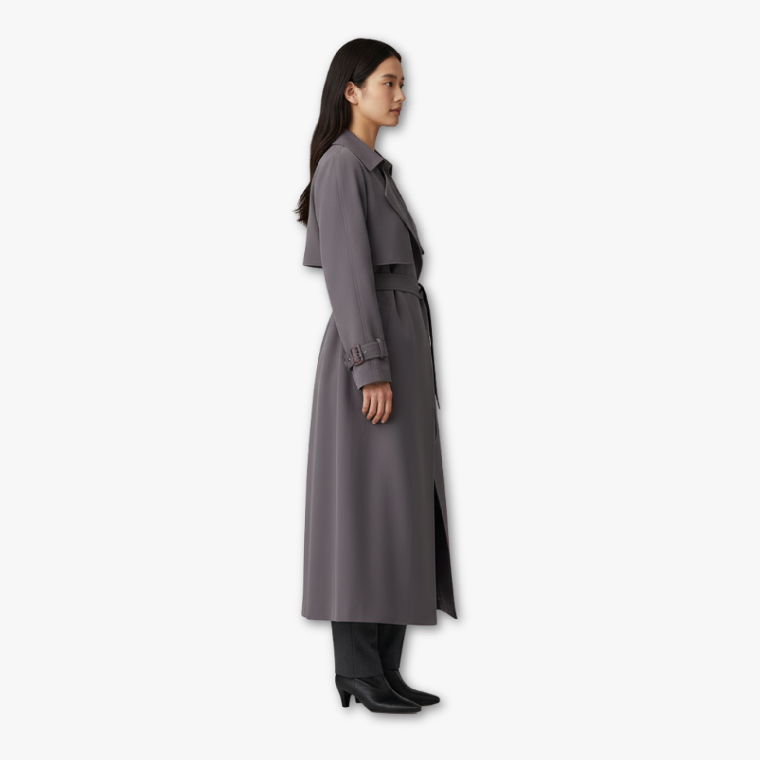 Elegant Coat with Belt